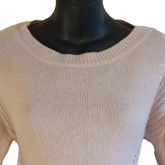 Aeropostale lightweight shimmery sweater, size small. Oversized and cropped? - Picture 2 of 11